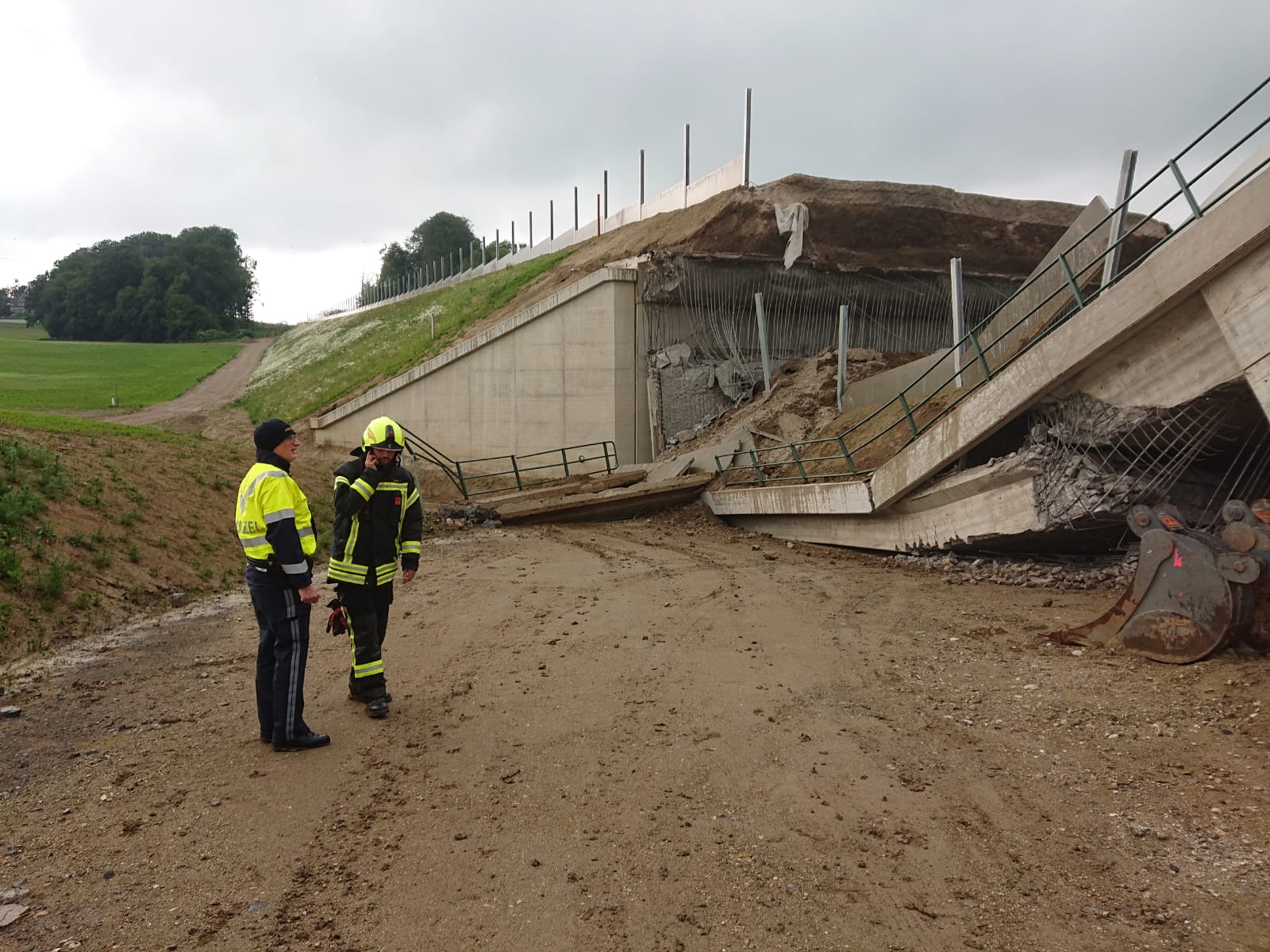 Brückeneinsturz in Petzenkirchen