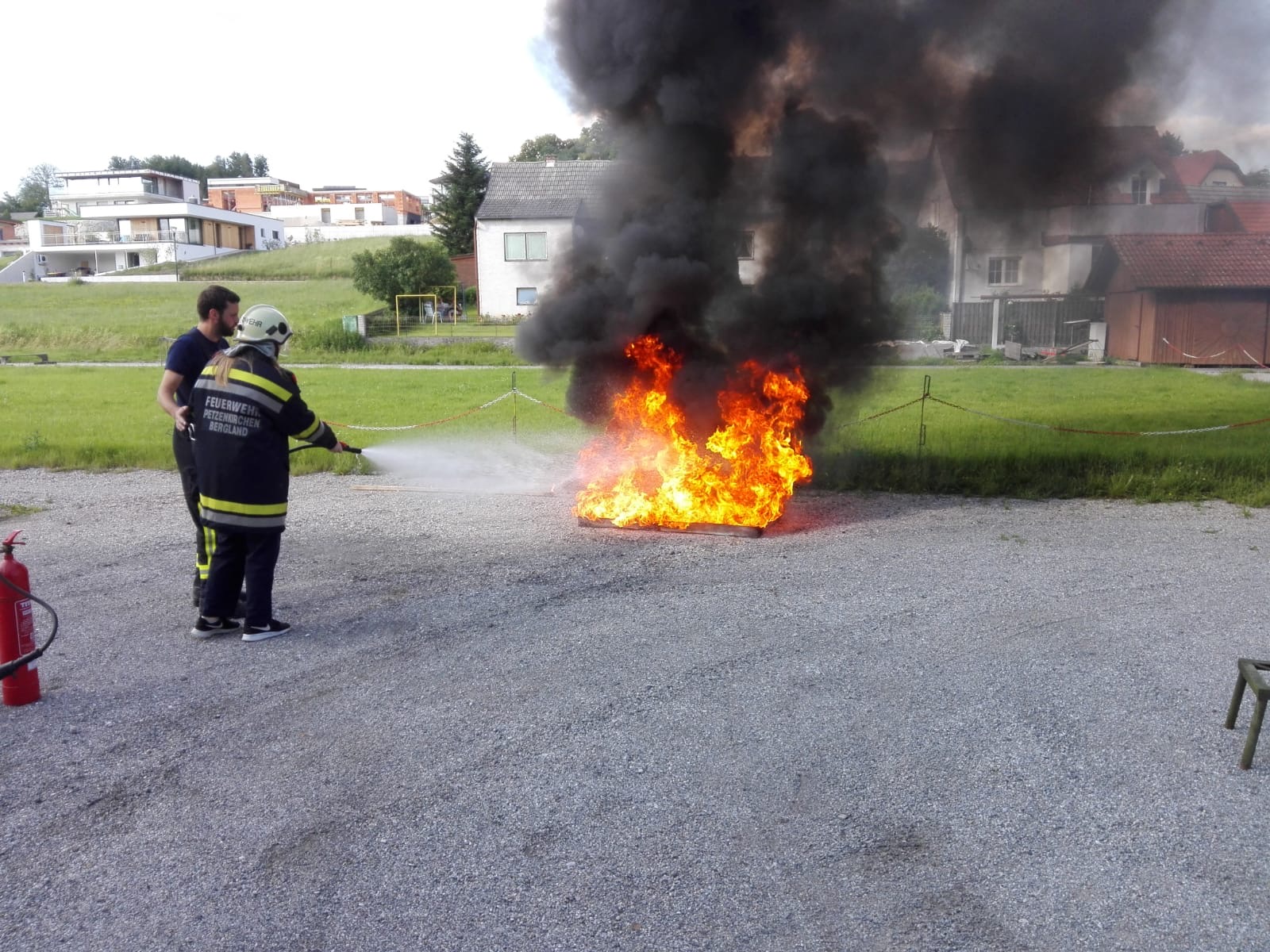 Feuerlöschertraining FJ