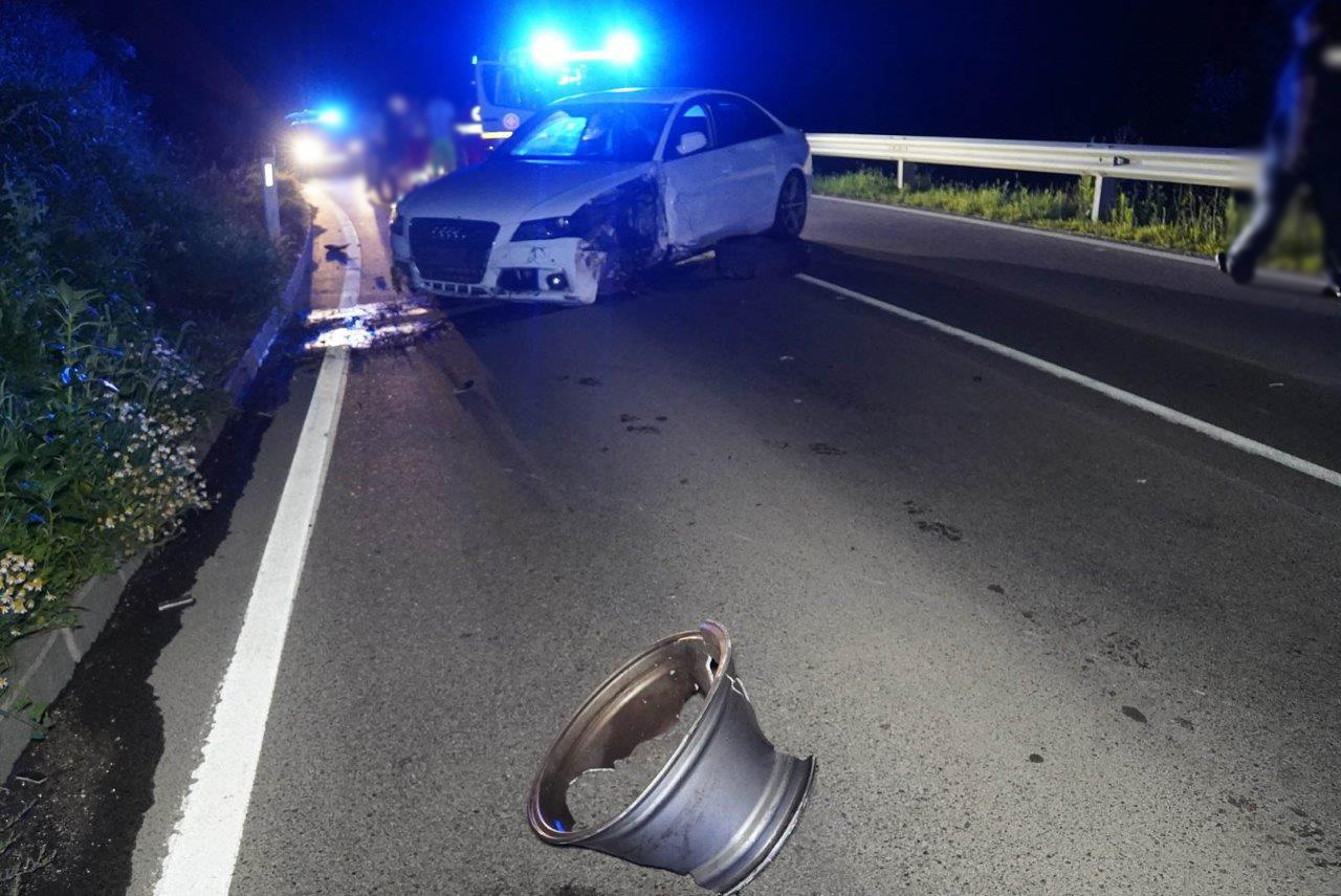 Verkehrsunfall in der Annenheimkurve