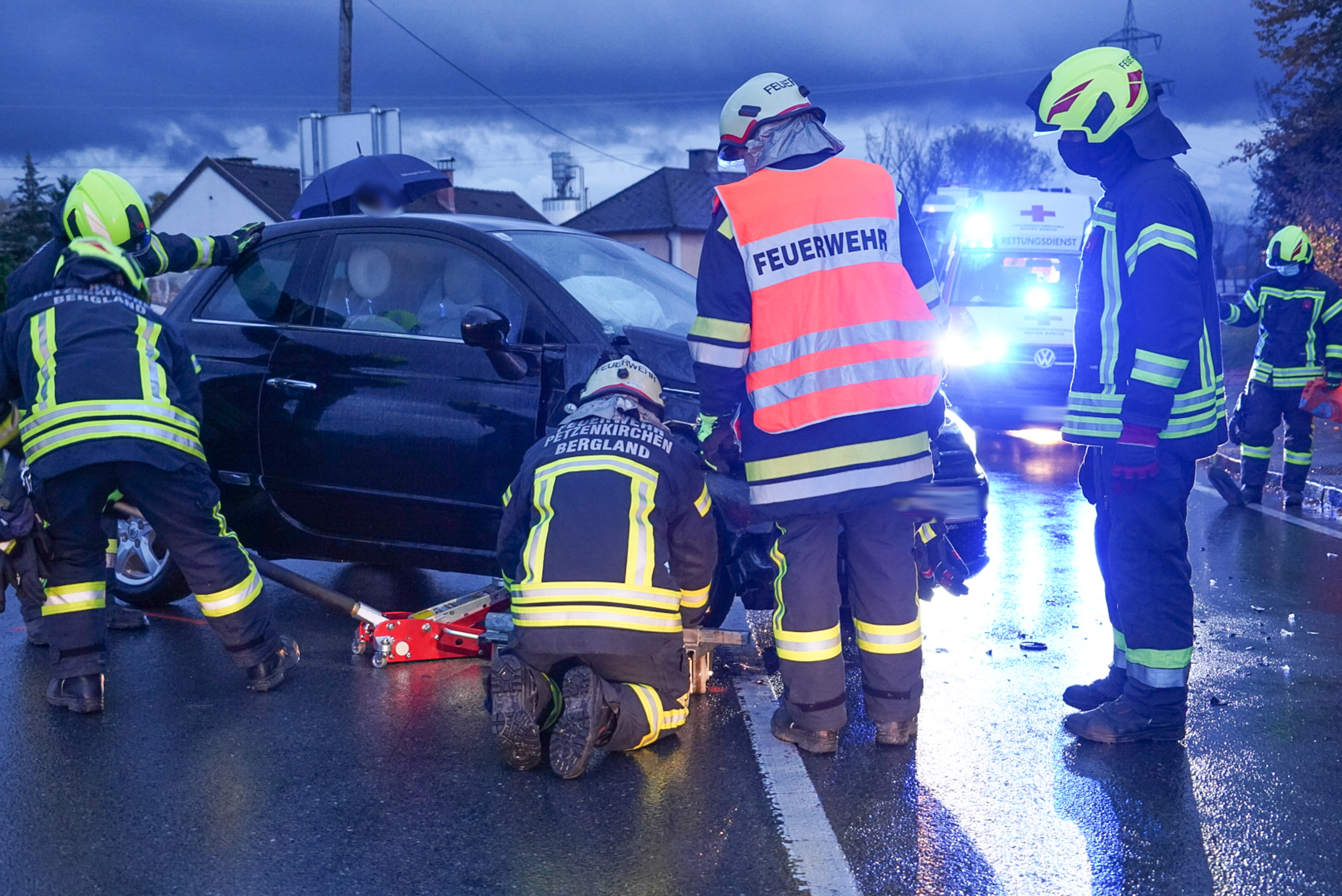 Verkehrsunfall in der Annenheimkurve L96