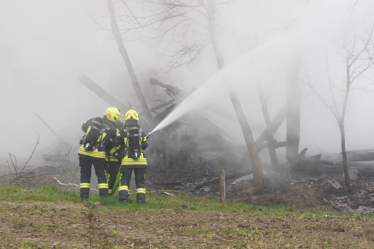 Schuppenbrand in Wieselburg-Land