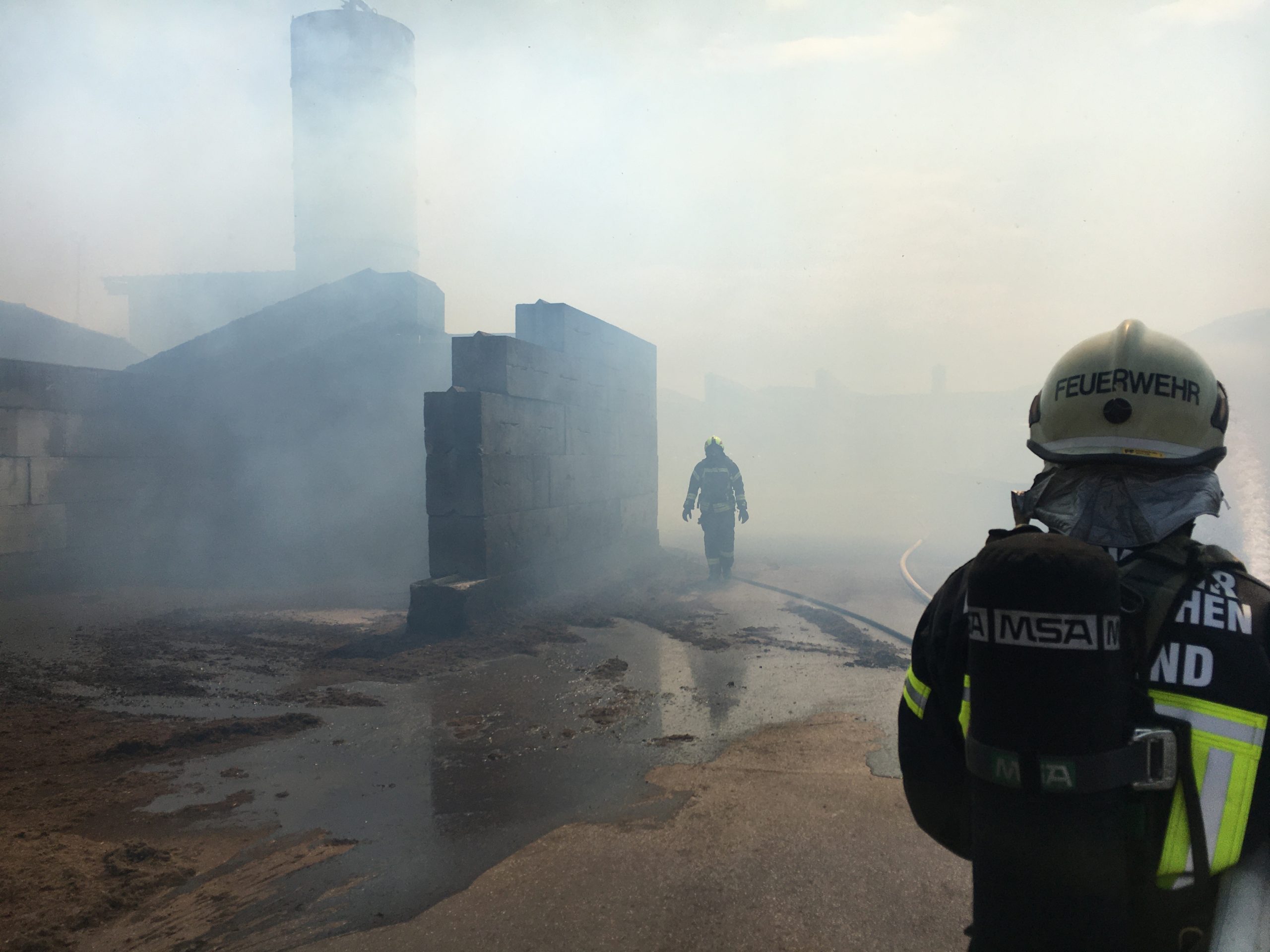 Brand in Gewerbebetrieb