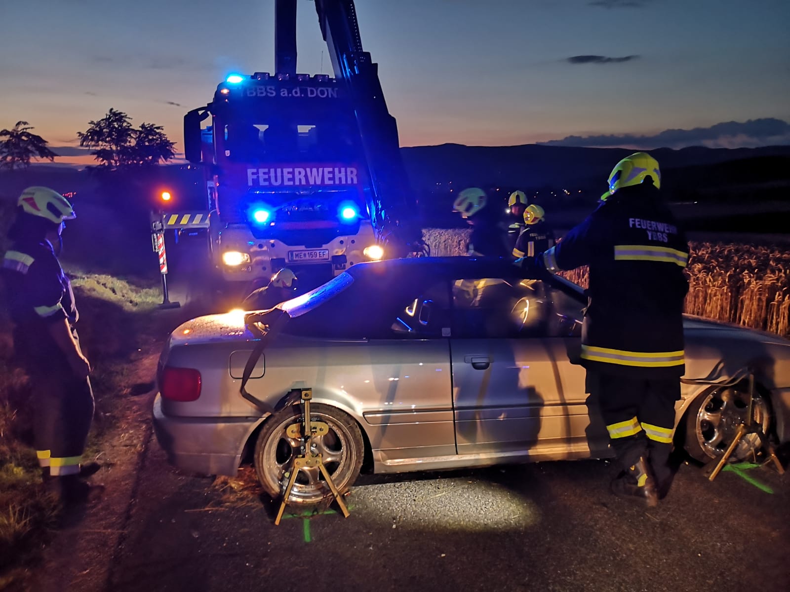 Fahrzeugbergung nach Verkehrsunfall