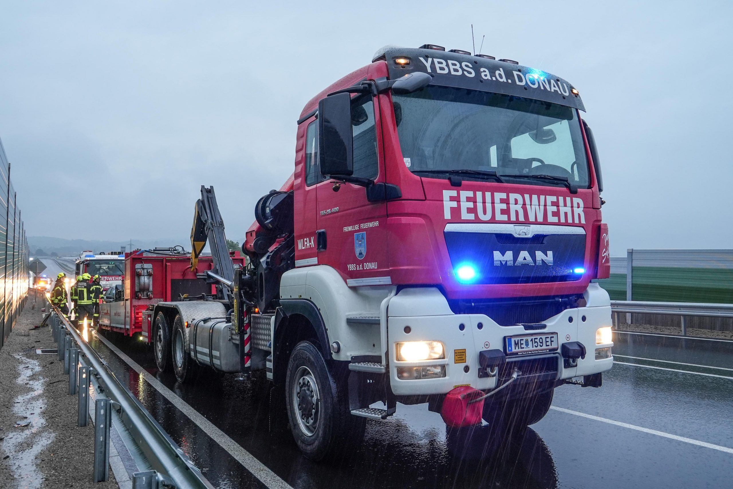 Fahrzeugbergung B25 Umfahrung Wieselburg