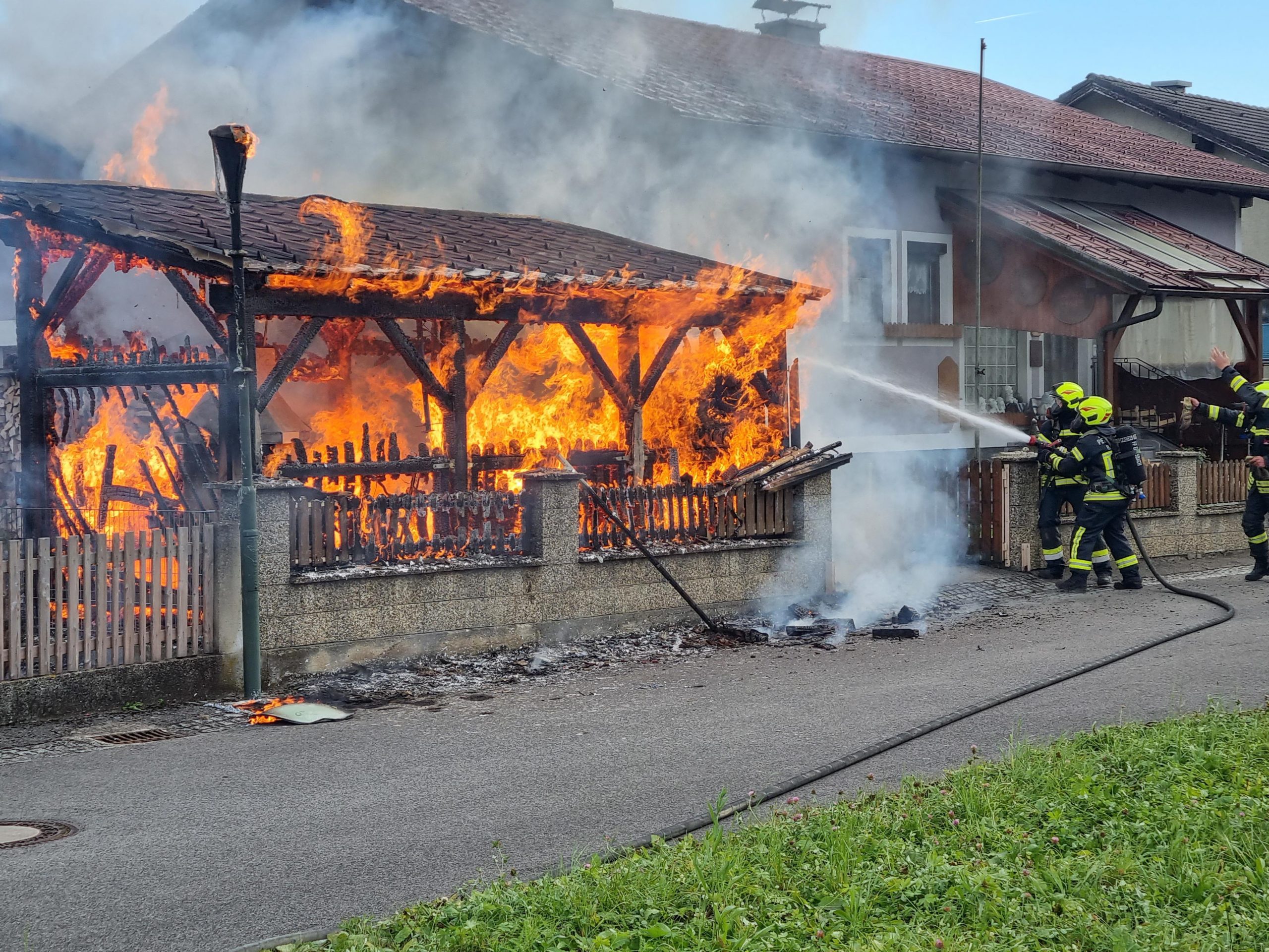 Brandeinsatz in Petzenkirchen