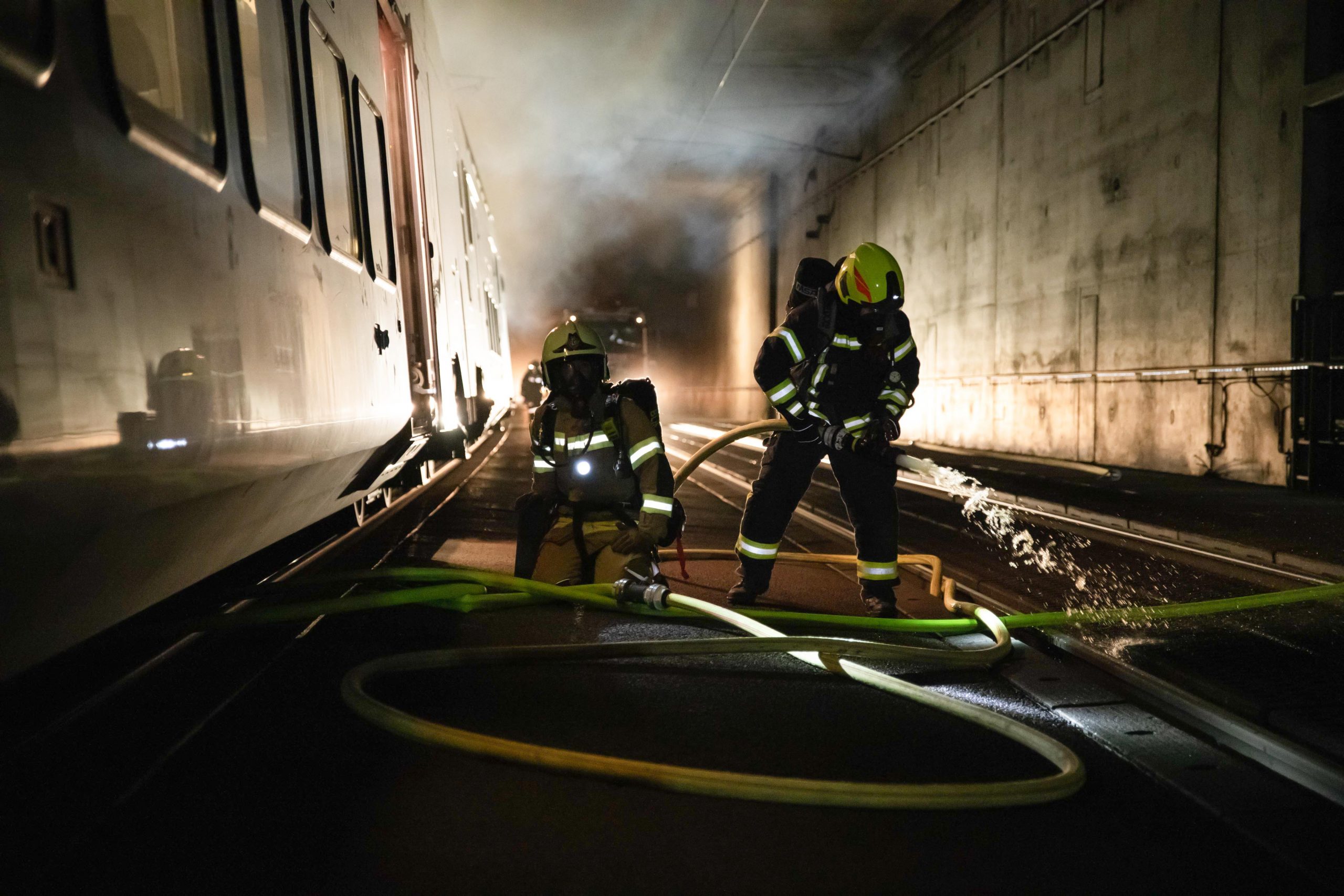 Einsatzübung Burgstallertunnel