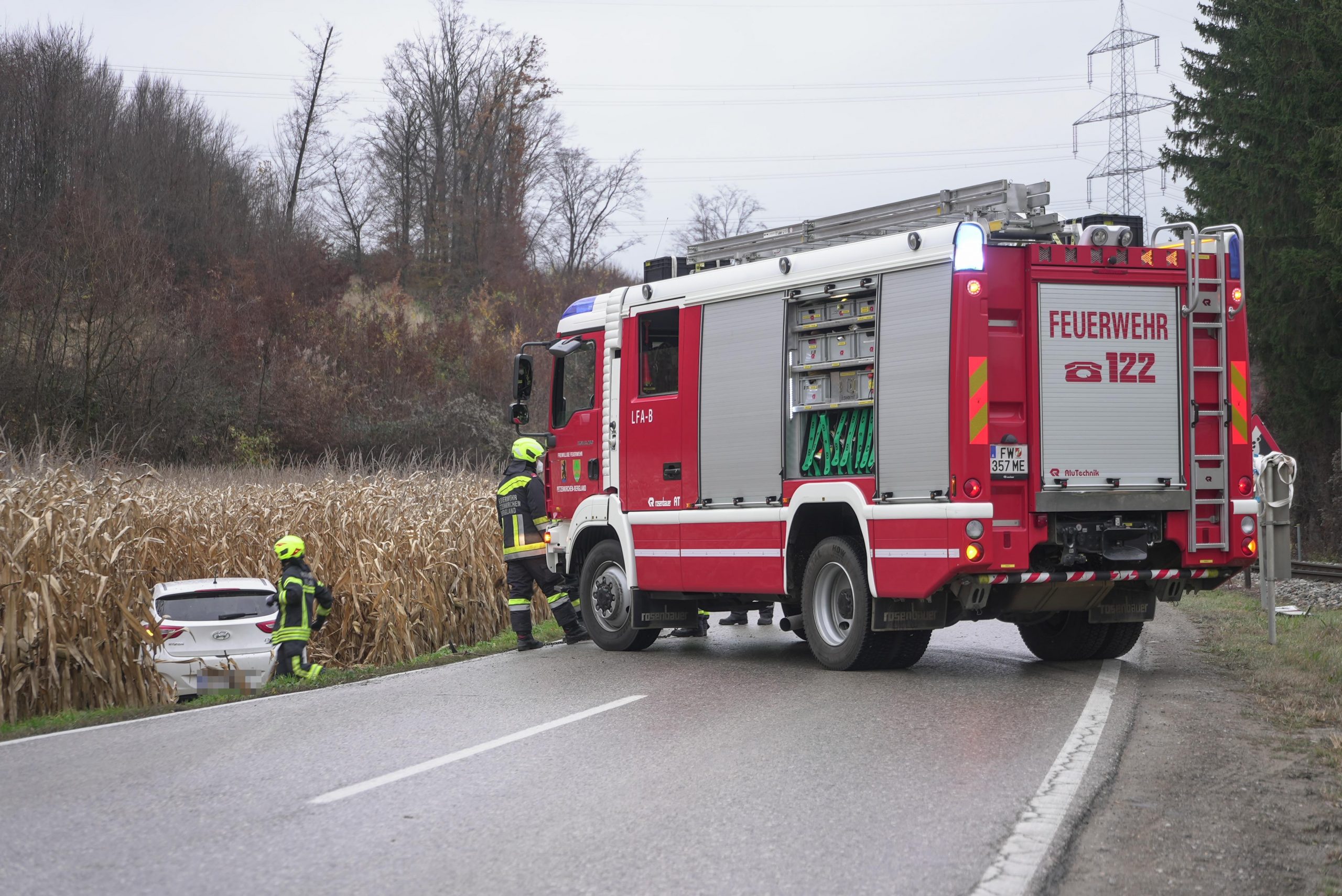 Fahrzeugbergung – PKW im Graben 🚒