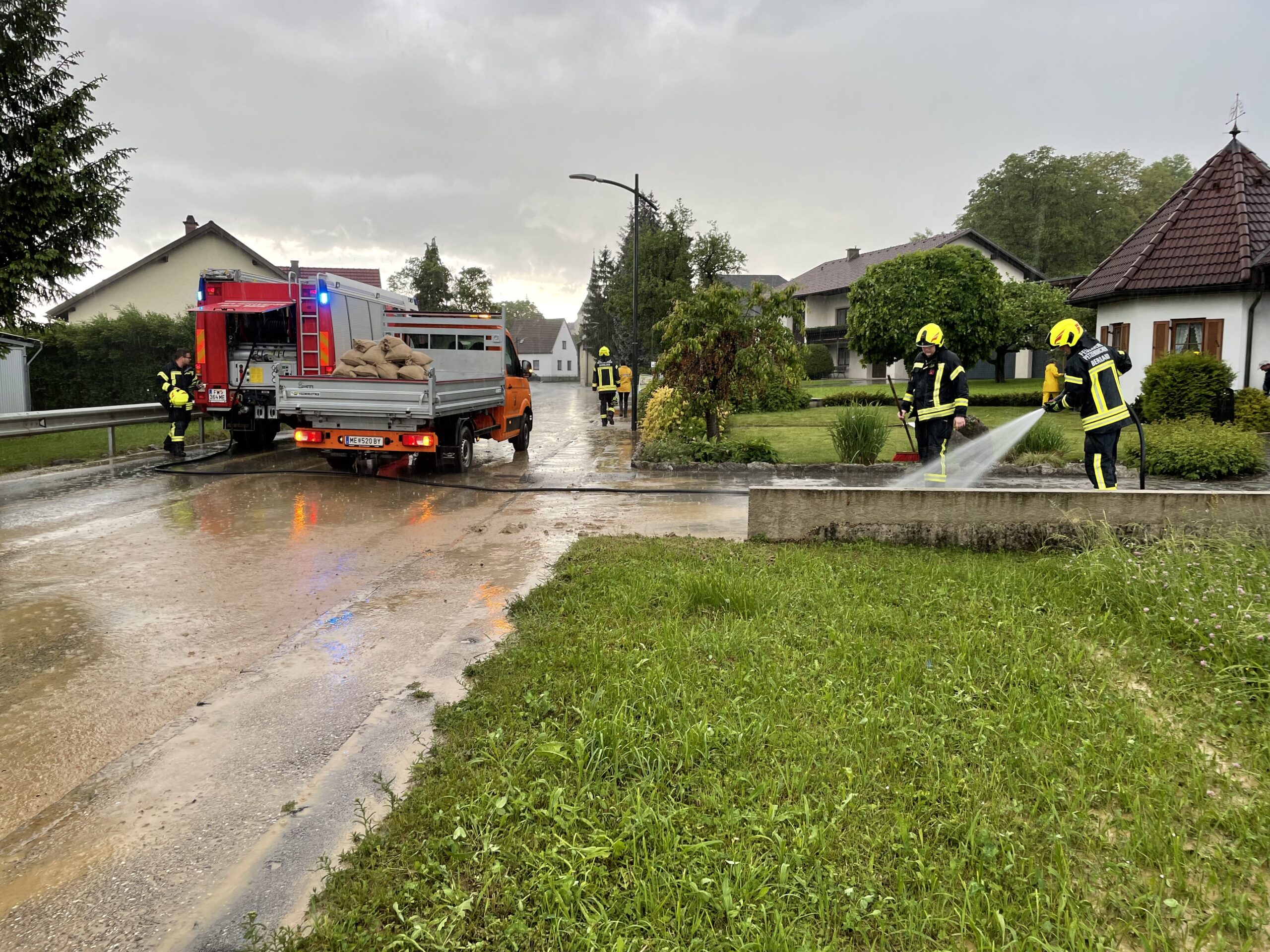 Unwetter in Petzenkirchen & Bergland