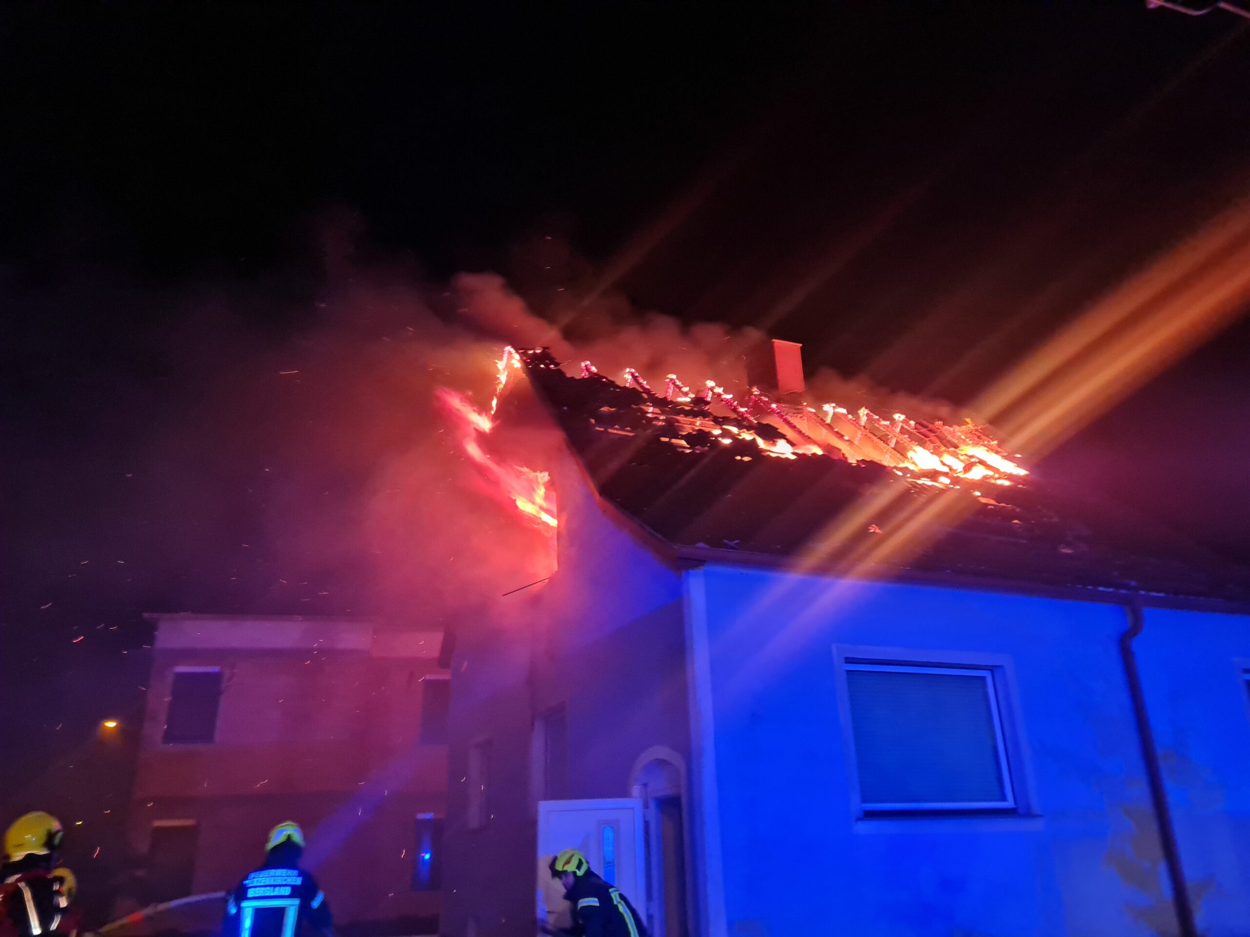 Wohnhausbrand in Neusarling
