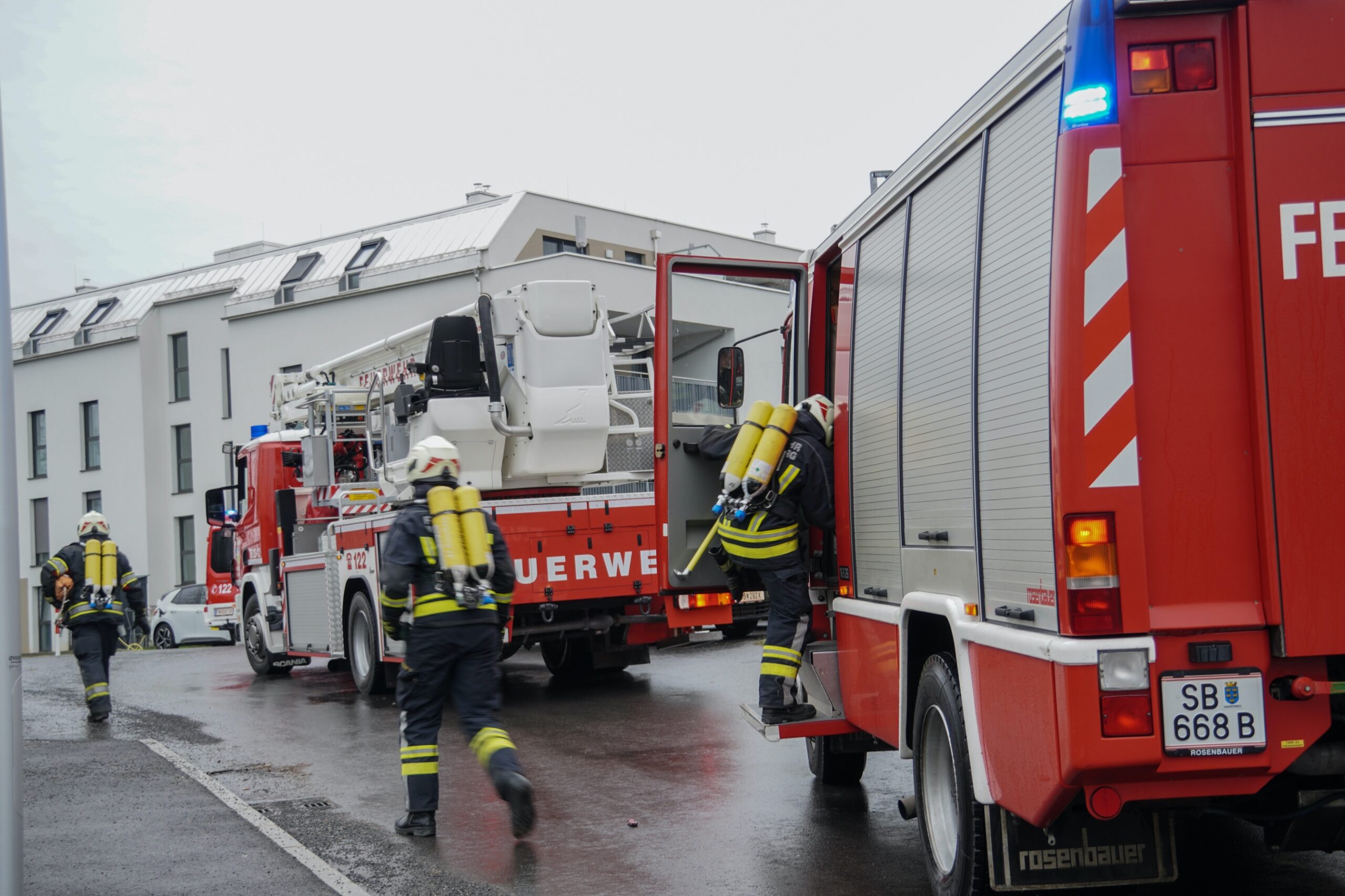 Wohnungsbrand in Wieselburg (SB)