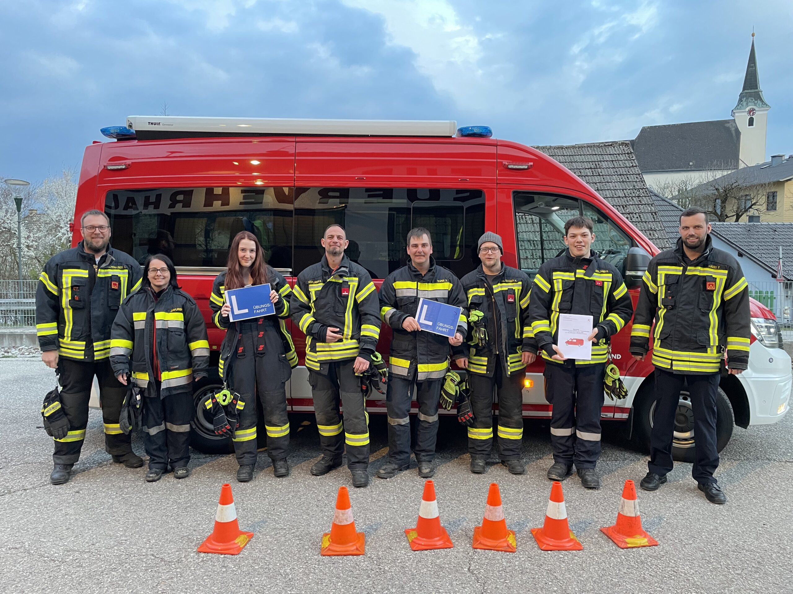 5,5 Tonnen Feuerwehrführerschein geschafft